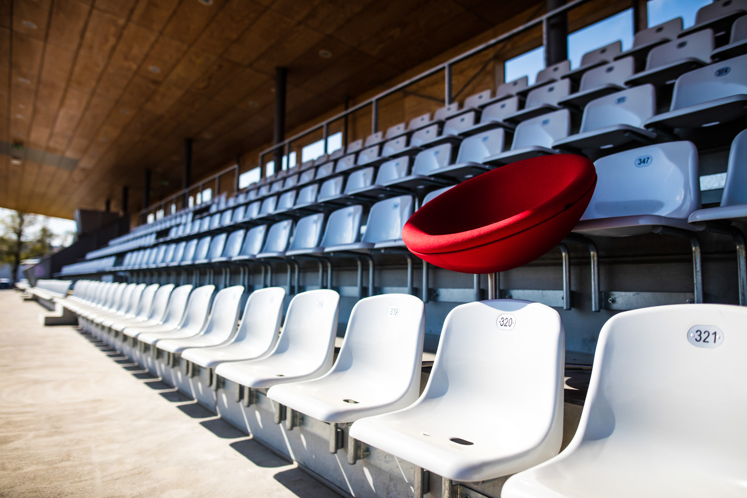 Gulde Mielke Frey Kampagne Balingen Stadion Tribüne